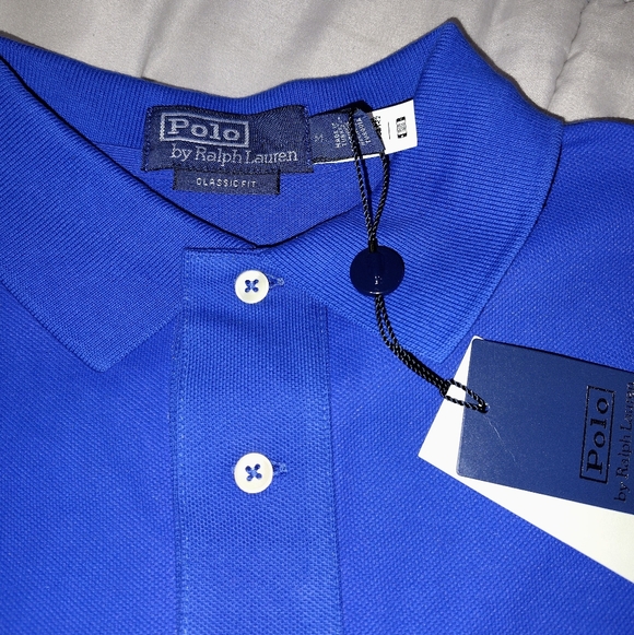 Ralph Lauren Blue Polo Ski Graphic Shirt Size Medium Classic Fit NWT - Picture 3 of 3